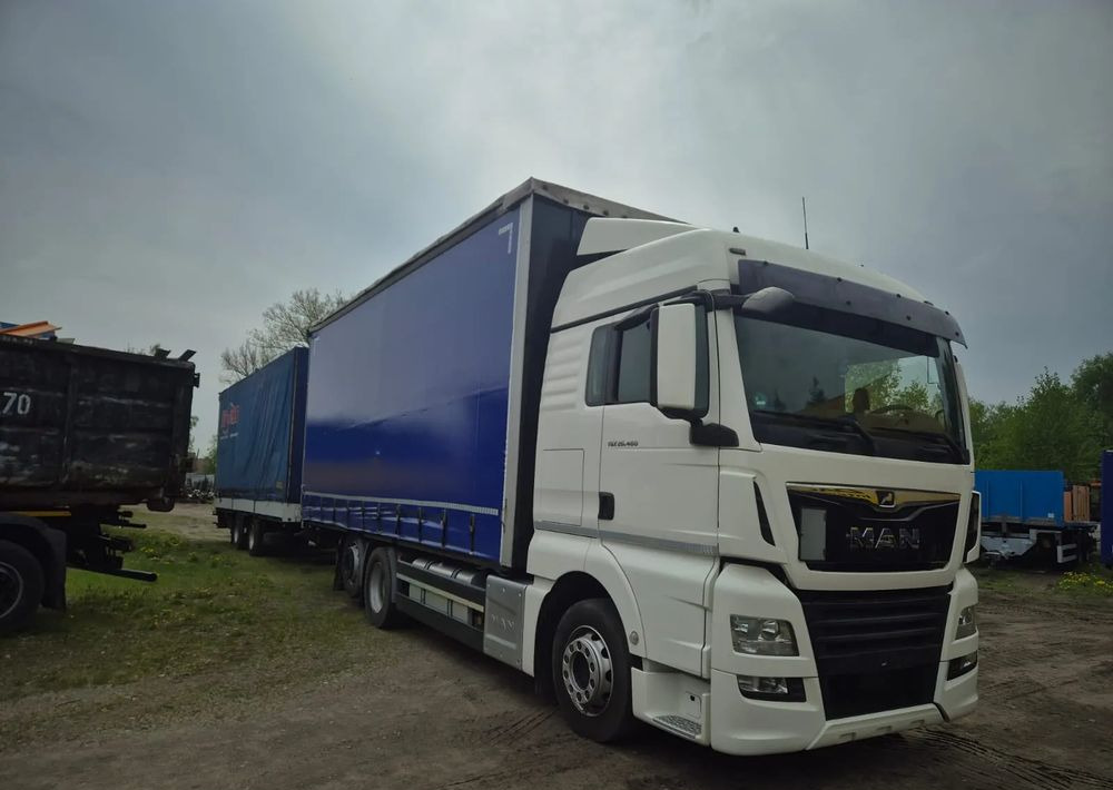 MAN TGX 26.460 Firana ZESTAW - משאית וילונות צד: תמונה 1 MAN TGX 26.460 Firana ZESTAW - משאית וילונות צד: תמונה 1