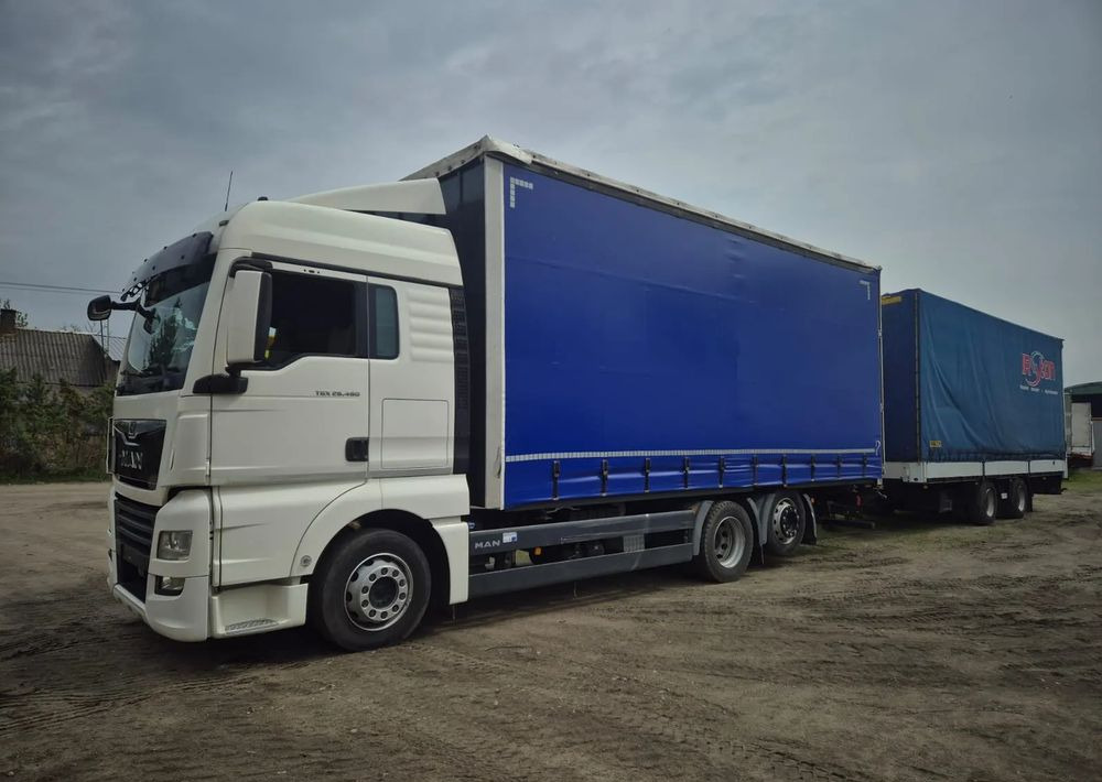 MAN TGX 26.460 Firana ZESTAW - משאית וילונות צד: תמונה 2 MAN TGX 26.460 Firana ZESTAW - משאית וילונות צד: תמונה 2