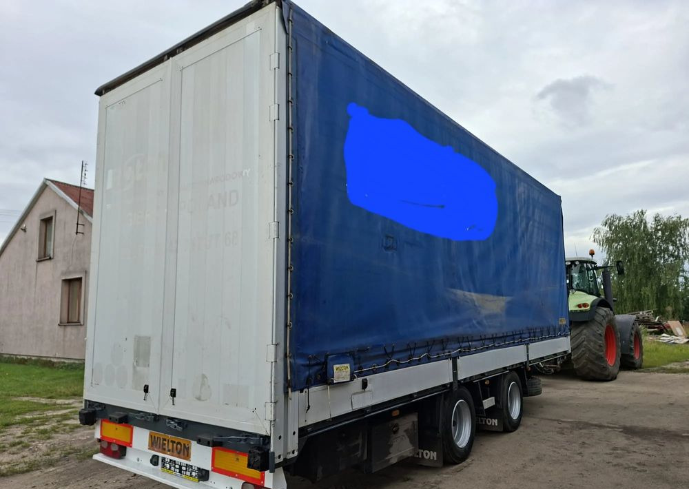 Wielton Tandem 20 palet przyczepa - קרון נגרר עם וילונות צד: תמונה 1 Wielton Tandem 20 palet przyczepa - קרון נגרר עם וילונות צד: תמונה 1