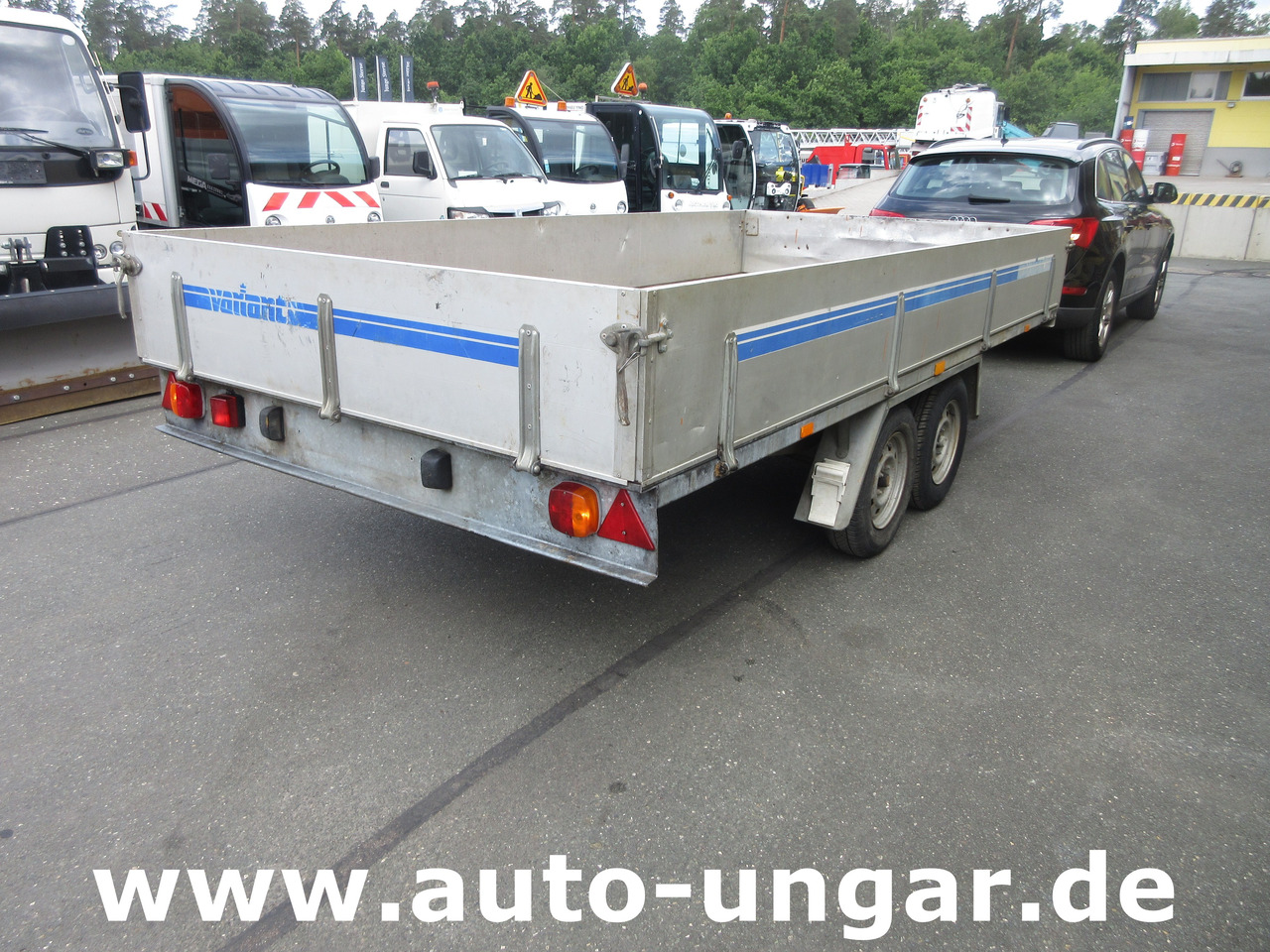 Buhl Variant 2000 Anhänger Pritsche Hochlader 2.000kg Alubordwände - קרון נגרר צד נופל/ שטוח: תמונה 1 Buhl Variant 2000 Anhänger Pritsche Hochlader 2.000kg Alubordwände - קרון נגרר צד נופל/ שטוח: תמונה 1