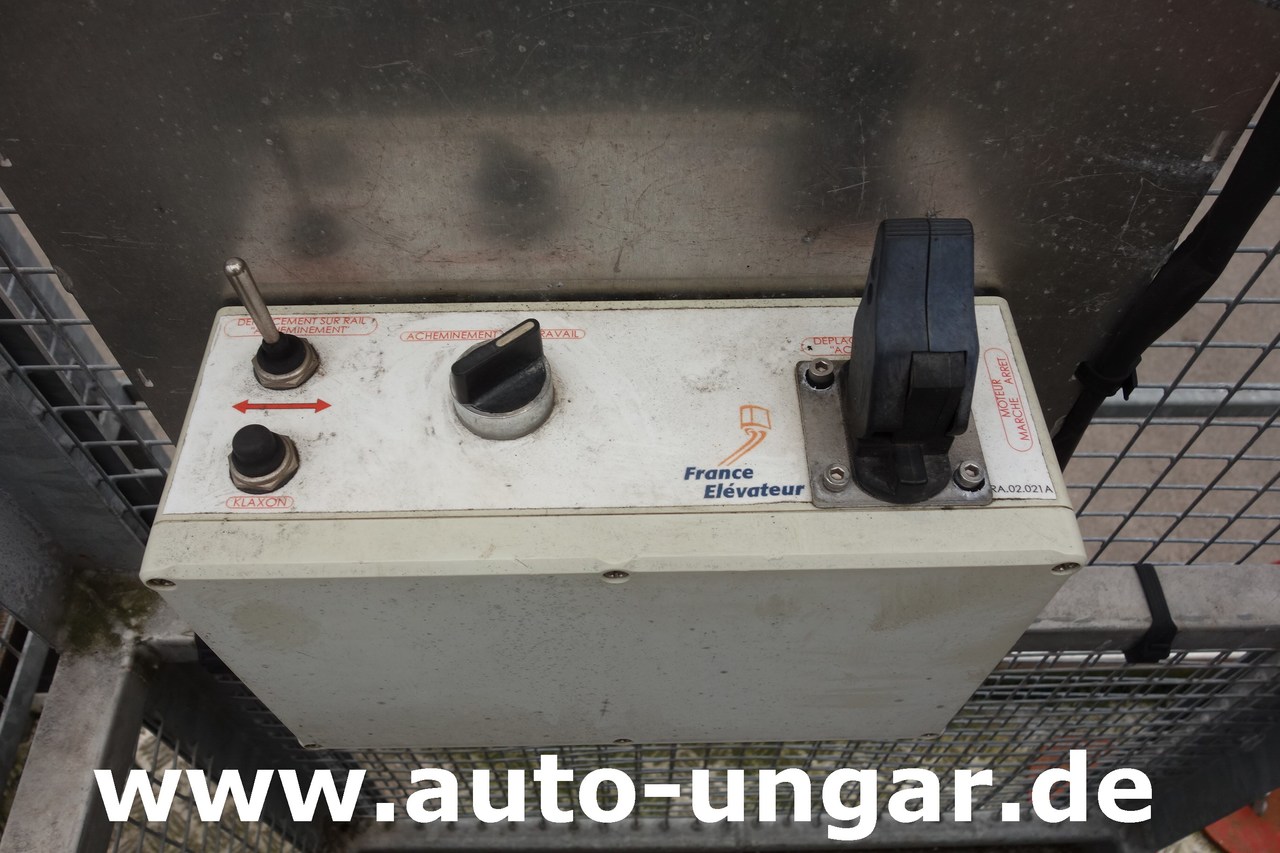 פלטפורמה אווירית France Elevateur FE Lor'Axe - 4'Axe Railroad Hubarbeitsbühne Zweiwege Oberleitung 4x4: תמונה 13