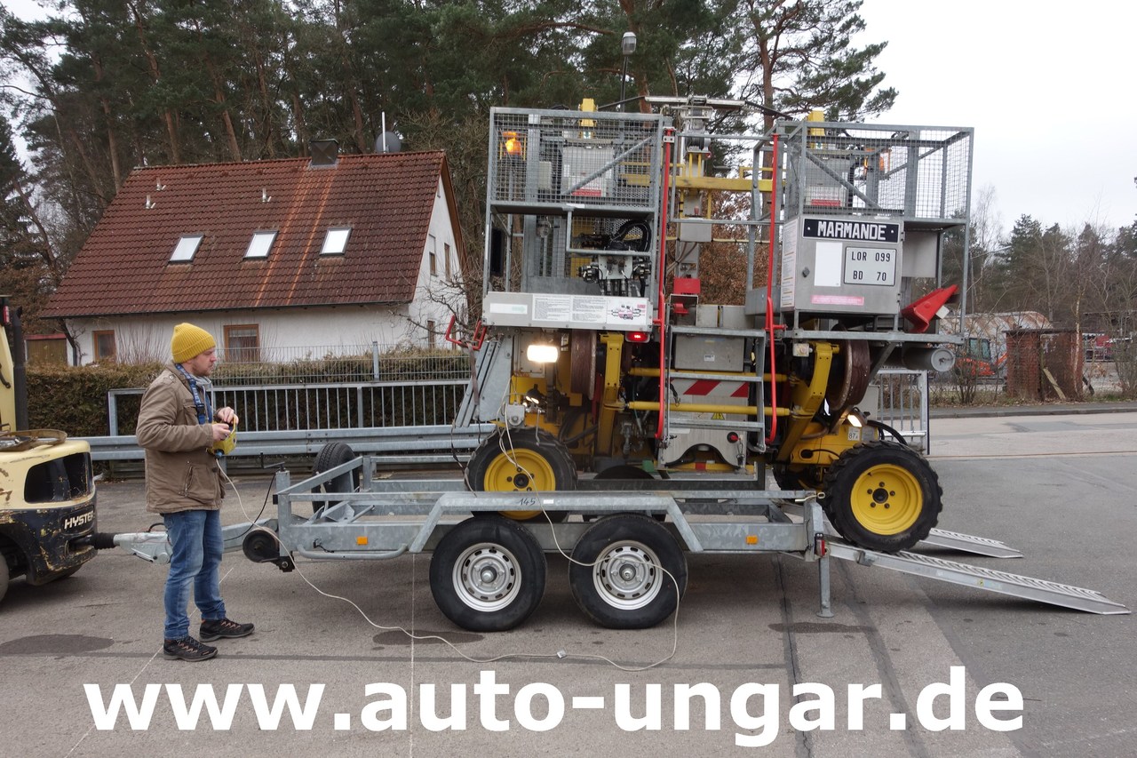 פלטפורמה אווירית France Elevateur FE Lor'Axe - 4'Axe Railroad Hubarbeitsbühne Zweiwege Oberleitung 4x4: תמונה 20