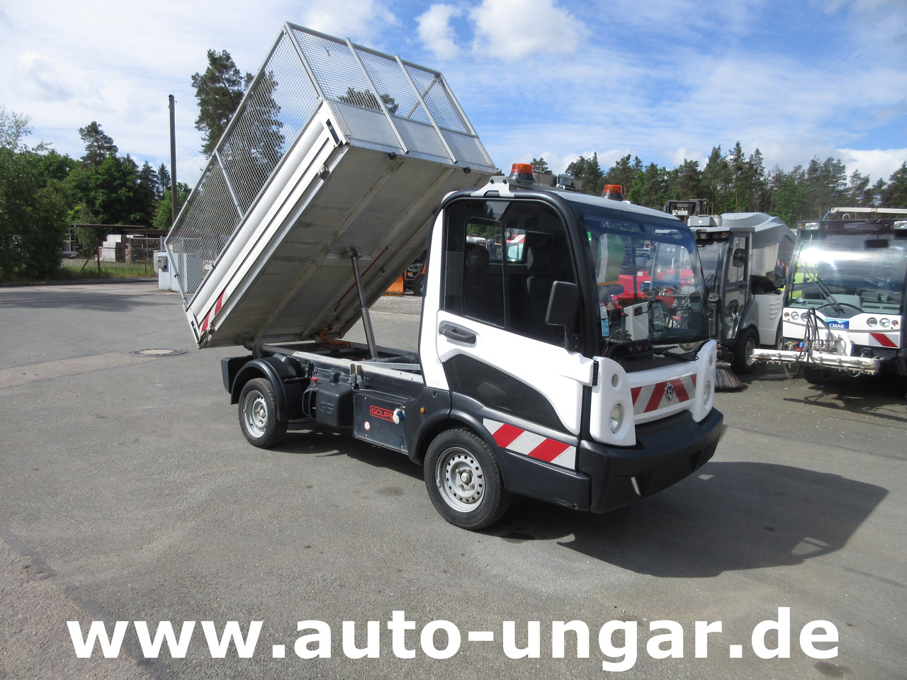 GOUPIL G5 Kipper lange Pritsche AHK Bordwanderhöhung Elektrofahrzeug - רכב שירות חשמלי: תמונה 1 GOUPIL G5 Kipper lange Pritsche AHK Bordwanderhöhung Elektrofahrzeug - רכב שירות חשמלי: תמונה 1