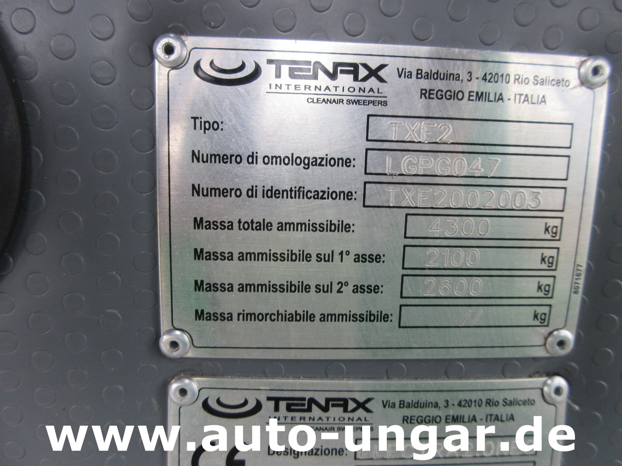 כלי רכב עירוני/ מיוחד Tenax Elektra Hydro 2.0 Schwemmfahrzeug Laveuse Streetwasher 48V electric: תמונה 15