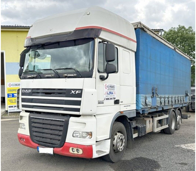 DAF 6x2 FX105.460 EEV BDF 7.2m Kogel retarder automat - משאית וילונות צד: תמונה 1 DAF 6x2 FX105.460 EEV BDF 7.2m Kogel retarder automat - משאית וילונות צד: תמונה 1