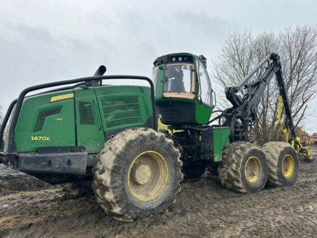 John Deere 1470E 6W +(2016) H415 - מקצרת יערות: תמונה 1 John Deere 1470E 6W +(2016) H415 - מקצרת יערות: תמונה 1