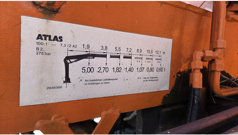 Mercedes-Benz UNIMOG 427.11 +12m! - מזהיר, משאית מנוף: תמונה 5 Mercedes-Benz UNIMOG 427.11 +12m! - מזהיר, משאית מנוף: תמונה 5