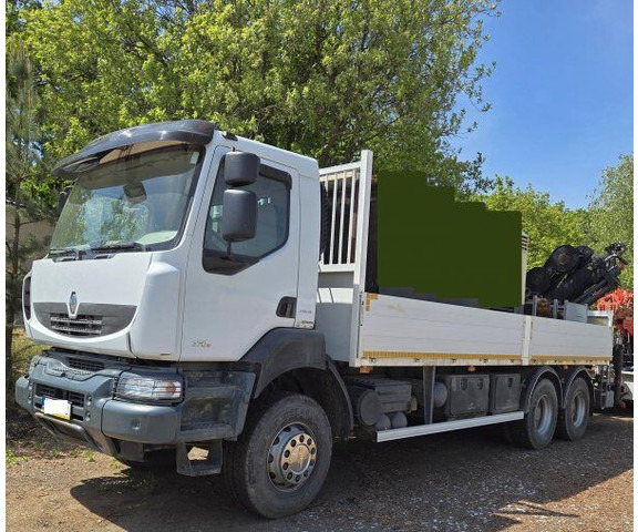 Renault Kerax 370 dxi - משאית צד נופל/ שטוחה, משאית מנוף: תמונה 1 Renault Kerax 370 dxi - משאית צד נופל/ שטוחה, משאית מנוף: תמונה 1