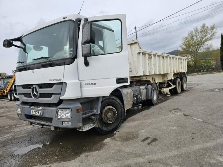 Mercedes Actros 1846 - יחידת טרקטור, סמיטריילר עם מזהיר: תמונה 1 Mercedes Actros 1846 - יחידת טרקטור, סמיטריילר עם מזהיר: תמונה 1