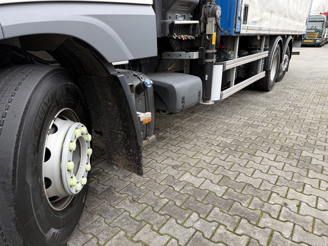 Daf XF480 6X2*4 Kran Hiab X-HiDuo 188 - משאית צד נופל/ שטוחה, משאית מנוף: תמונה 3 Daf XF480 6X2*4 Kran Hiab X-HiDuo 188 - משאית צד נופל/ שטוחה, משאית מנוף: תמונה 3