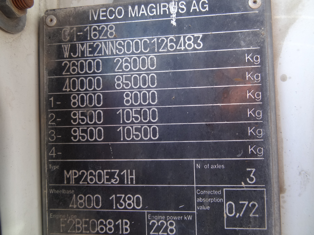 Iveco EuroTrakker 260E31 6X4 Palfinger 36002 - משאית צד נופל/ שטוחה, משאית מנוף: תמונה 3 Iveco EuroTrakker 260E31 6X4 Palfinger 36002 - משאית צד נופל/ שטוחה, משאית מנוף: תמונה 3