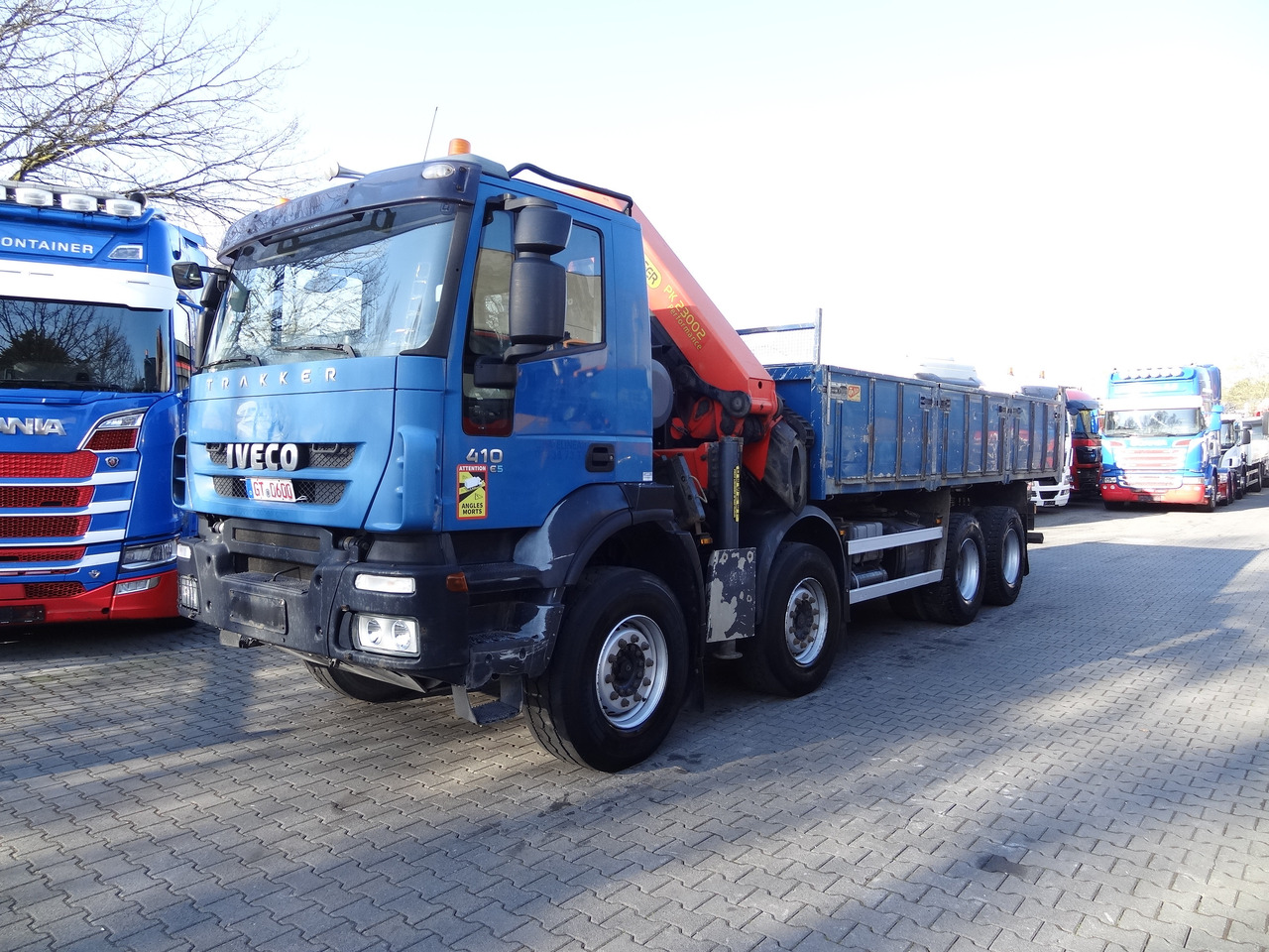 Iveco Trakker AD340T41 8X4 Kipper Kran Palfinger 23002 - משאית מנוף, מזהיר: תמונה 1 Iveco Trakker AD340T41 8X4 Kipper Kran Palfinger 23002 - משאית מנוף, מזהיר: תמונה 1