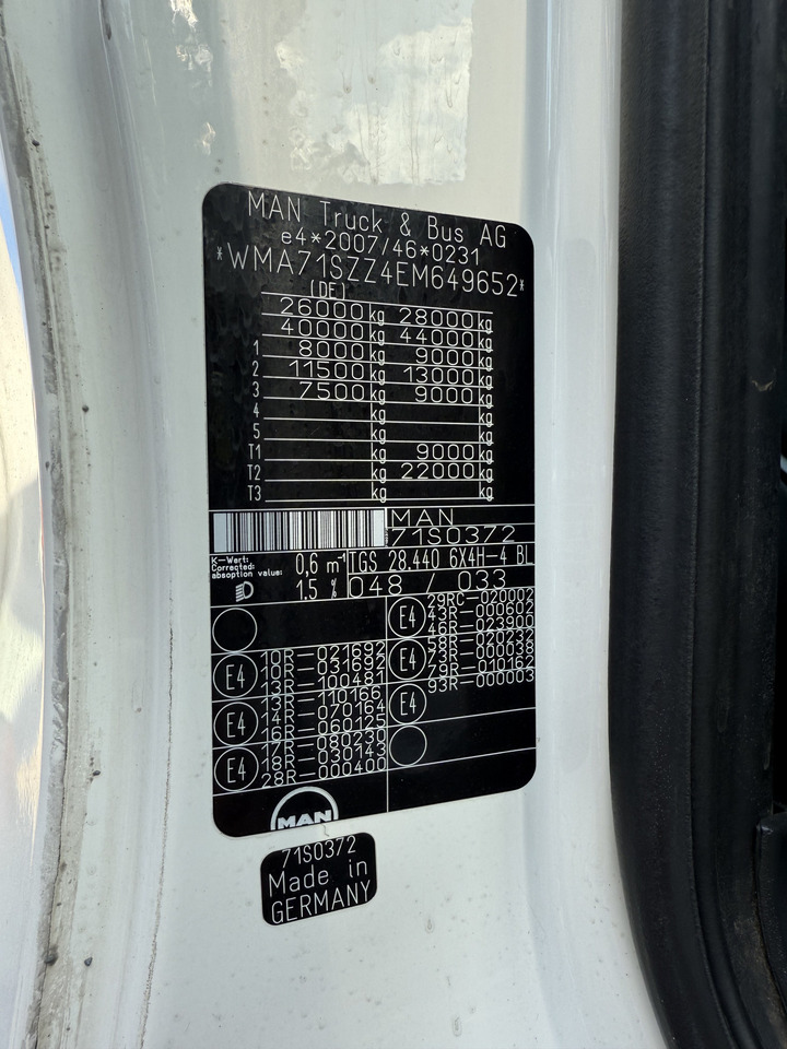 MAN TGS 28.440 6X4H-4 Atlas 290 bis 24 Meter - משאית מנוף, משאית צד נופל/ שטוחה: תמונה 5 MAN TGS 28.440 6X4H-4 Atlas 290 bis 24 Meter - משאית מנוף, משאית צד נופל/ שטוחה: תמונה 5