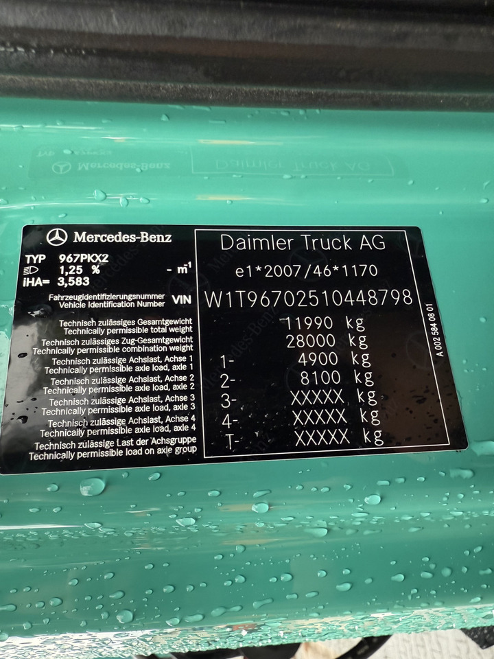 Mercedes-Benz Atego 1227 Kran MKG 96 - משאית צד נופל/ שטוחה, משאית מנוף: תמונה 5 Mercedes-Benz Atego 1227 Kran MKG 96 - משאית צד נופל/ שטוחה, משאית מנוף: תמונה 5