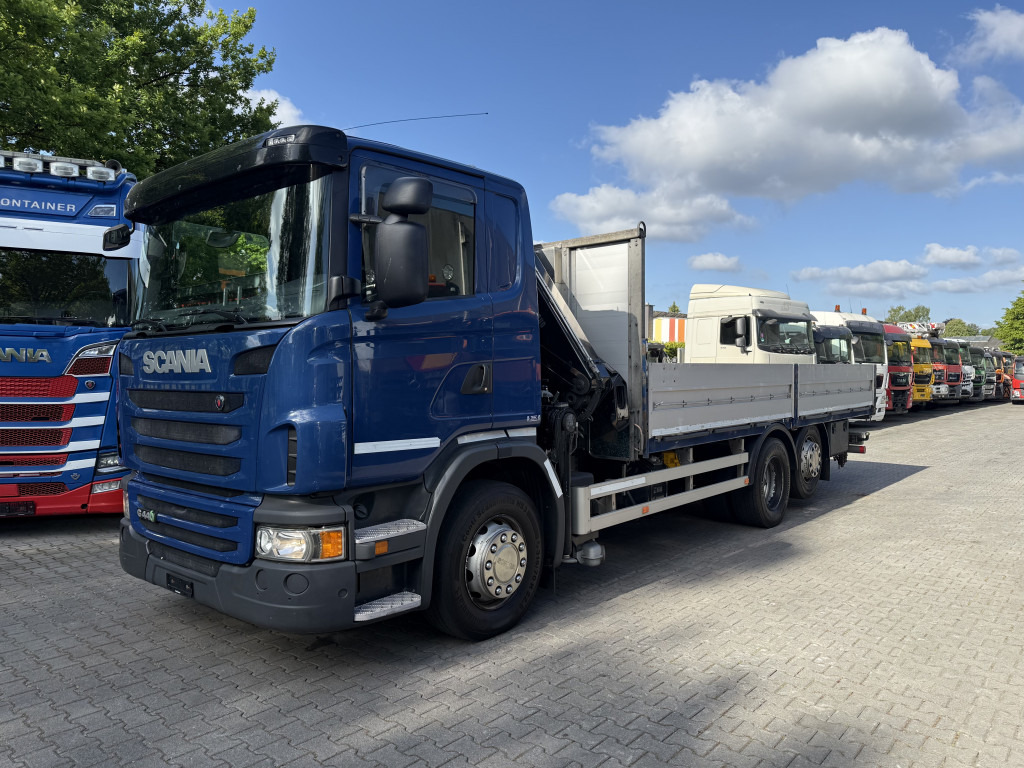 Scania G440 6X2*4 HIAB 166 bis 16.50 Meter - משאית צד נופל/ שטוחה, משאית מנוף: תמונה 1 Scania G440 6X2*4 HIAB 166 bis 16.50 Meter - משאית צד נופל/ שטוחה, משאית מנוף: תמונה 1