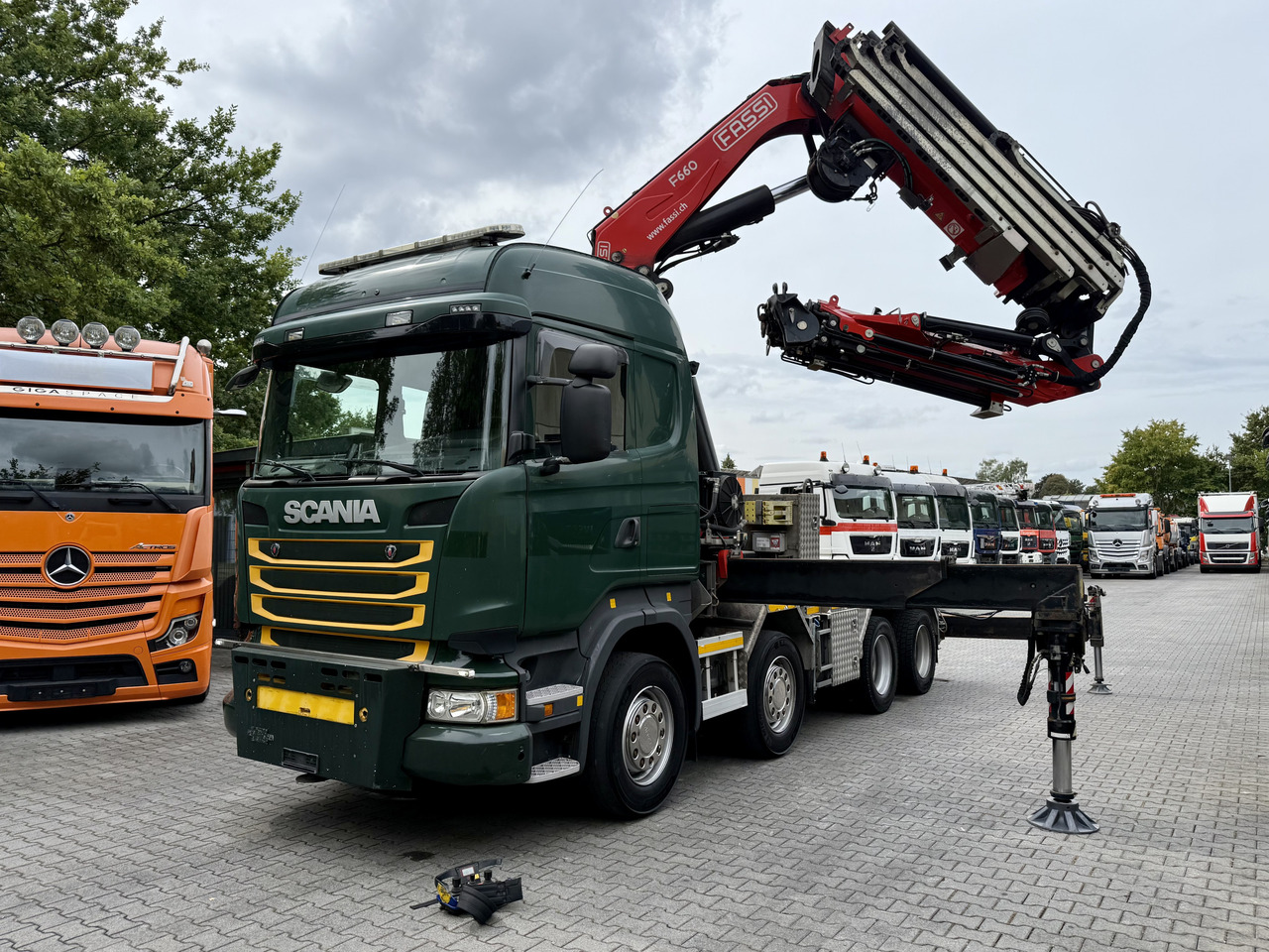 Scania R450 8X4 Kran Fassi F660 bis 34 Meter - יחידת טרקטור: תמונה 1 Scania R450 8X4 Kran Fassi F660 bis 34 Meter - יחידת טרקטור: תמונה 1