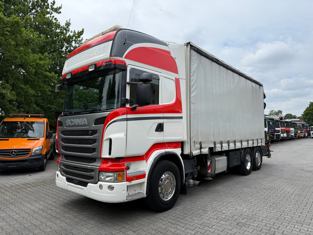Scania R480 6X2 Palfinger 34002 bis 29 Meter - משאית וילונות צד, משאית מנוף: תמונה 1 Scania R480 6X2 Palfinger 34002 bis 29 Meter - משאית וילונות צד, משאית מנוף: תמונה 1