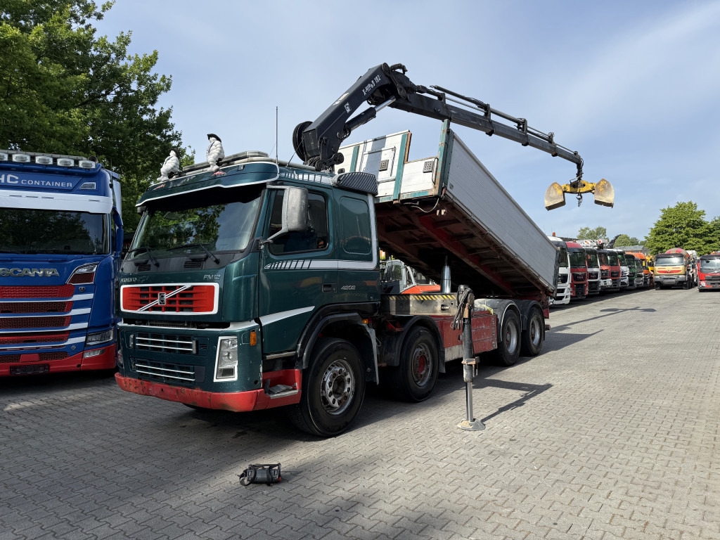 Volvo FM12 420 8X4 Kipper Kran Hiab 192-4 - מזהיר, משאית מנוף: תמונה 1 Volvo FM12 420 8X4 Kipper Kran Hiab 192-4 - מזהיר, משאית מנוף: תמונה 1