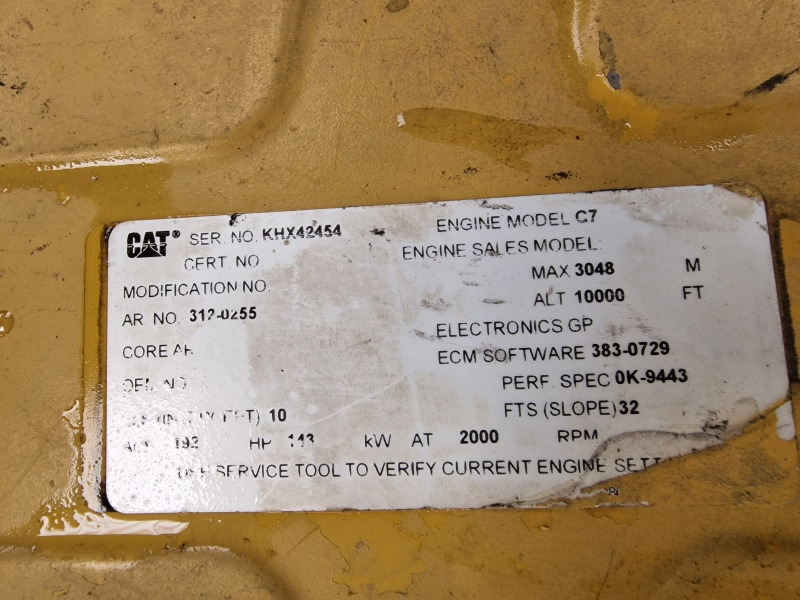 Caterpillar C7 / C7.2 140K Motor Grader Engine (Plant) - מנוע עבור מכונת בנייה: תמונה 2 Caterpillar C7 / C7.2 140K Motor Grader Engine (Plant) - מנוע עבור מכונת בנייה: תמונה 2