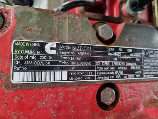 מנוע Cummins ISF3.8s5141 Engine: תמונה 11