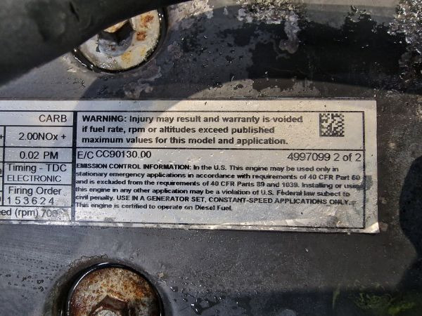 Cummins QSB7-G6 NR4 CPL3277 Engine (Plant) - מנוע עבור מכונת בנייה: תמונה 3 Cummins QSB7-G6 NR4 CPL3277 Engine (Plant) - מנוע עבור מכונת בנייה: תמונה 3