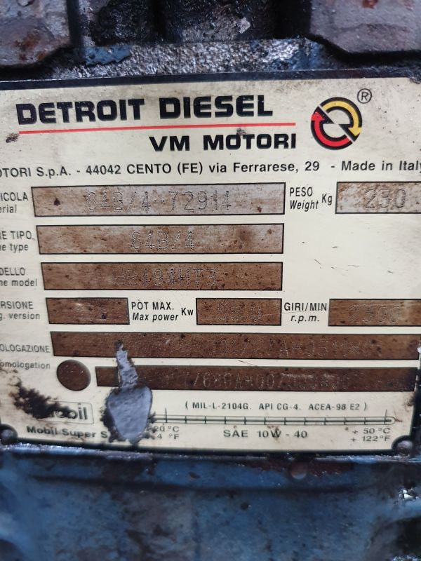 Detroit Diesel 64B/4 - מנוע עבור מכונת בנייה: תמונה 1 Detroit Diesel 64B/4 - מנוע עבור מכונת בנייה: תמונה 1