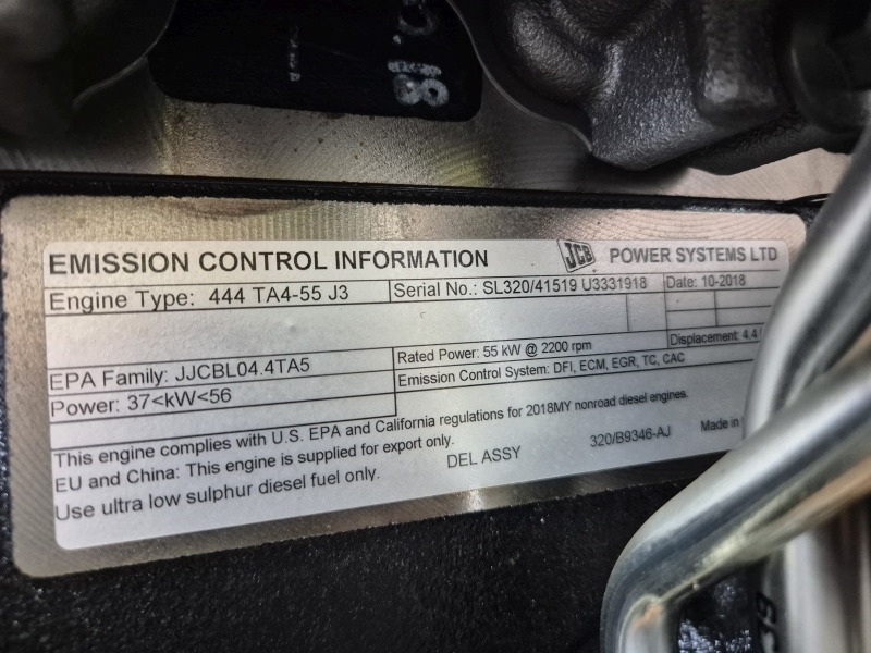 JCB 444 TA4-55 J3 Engine (Plant) - מנוע עבור מכונת בנייה: תמונה 2 JCB 444 TA4-55 J3 Engine (Plant) - מנוע עבור מכונת בנייה: תמונה 2