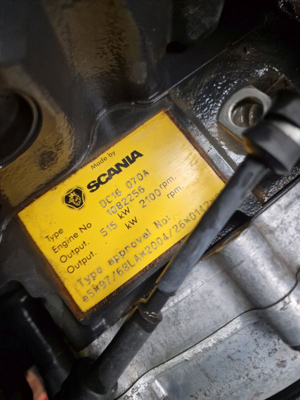 Scania TEREX TR60 DC16 070A Engine (Plant) - מנוע עבור מכונת בנייה: תמונה 2 Scania TEREX TR60 DC16 070A Engine (Plant) - מנוע עבור מכונת בנייה: תמונה 2