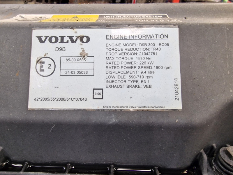 Volvo D9B 300 – EC06 Engine (Truck) - מנוע עבור משאית: תמונה 3 Volvo D9B 300 – EC06 Engine (Truck) - מנוע עבור משאית: תמונה 3