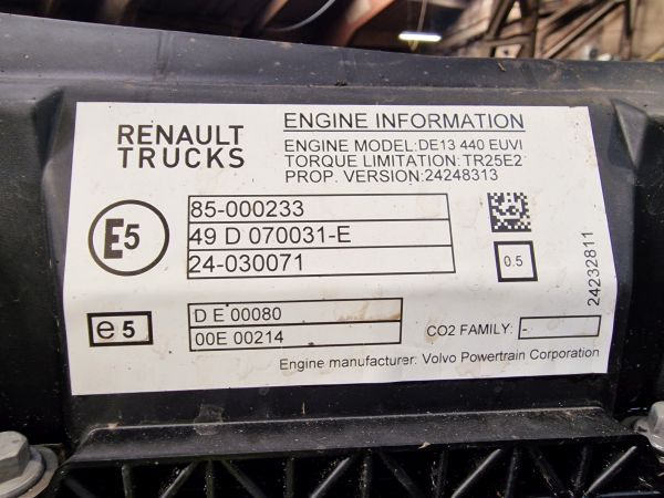 Volvo DE13 440 EUVI Engine (Truck) 2023 (Latest Model) - מנוע עבור משאית: תמונה 3 Volvo DE13 440 EUVI Engine (Truck) 2023 (Latest Model) - מנוע עבור משאית: תמונה 3