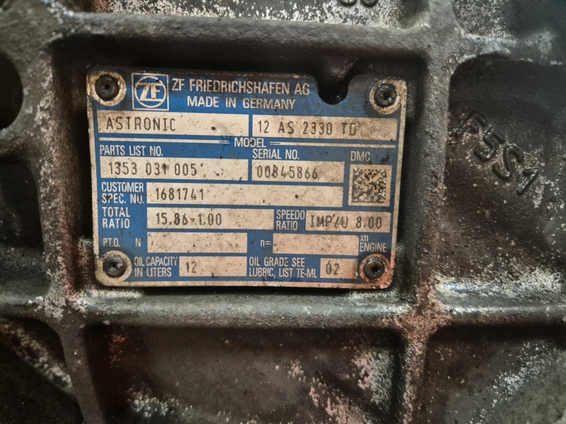 ZF Astronic 12AS2330TD Gearbox - תיבת הילוכים: תמונה 2 ZF Astronic 12AS2330TD Gearbox - תיבת הילוכים: תמונה 2