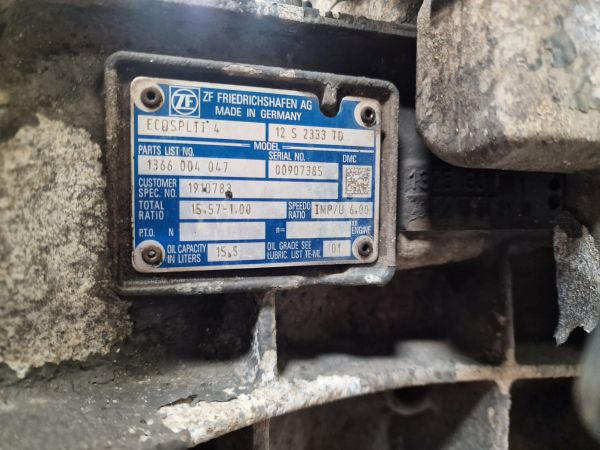 ZF Ecosplit 4 12S2333TD Gearbox - תיבת הילוכים: תמונה 2 ZF Ecosplit 4 12S2333TD Gearbox - תיבת הילוכים: תמונה 2