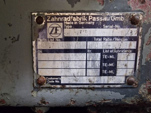 ZF Industrial/Hyundai 6WG-210 Transmission - תיבת הילוכים: תמונה 2 ZF Industrial/Hyundai 6WG-210 Transmission - תיבת הילוכים: תמונה 2