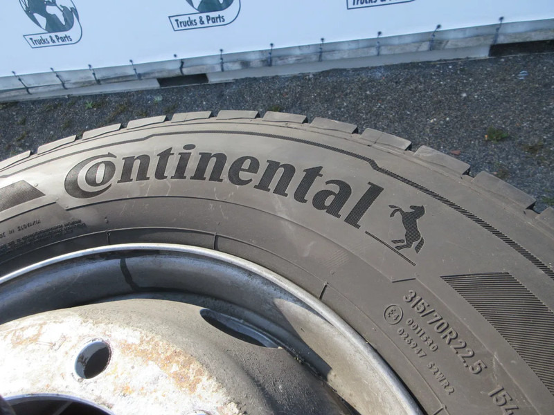 Continental 315/70R 22.5 CONTINENTAL BANDEN 4 STUKS MET STAAL WIEL - צמיג עבור משאית: תמונה 5 Continental 315/70R 22.5 CONTINENTAL BANDEN 4 STUKS MET STAAL WIEL - צמיג עבור משאית: תמונה 5