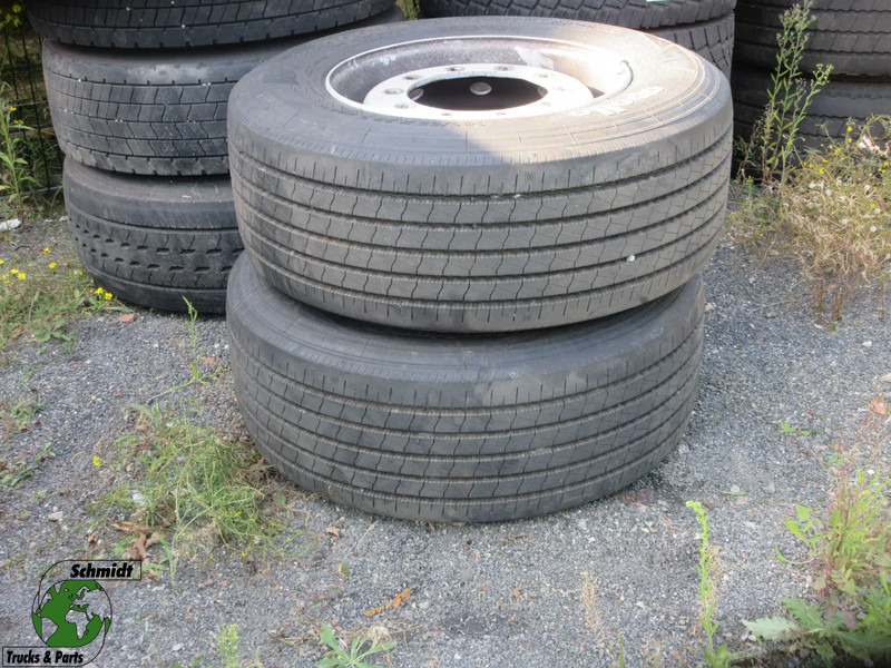 Continental 385/55 R 22.5 M+S APOLLO  VOOR STAALEN WIEL MET BAND 2 X - צמיג עבור משאית: תמונה 1 Continental 385/55 R 22.5 M+S APOLLO  VOOR STAALEN WIEL MET BAND 2 X - צמיג עבור משאית: תמונה 1