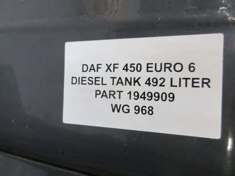 DAF 1949909 DIESELTANK 492 LITER DAF XF 450 EURO 6 MODEL 2021 - מכל דלק עבור משאית: תמונה 5 DAF 1949909 DIESELTANK 492 LITER DAF XF 450 EURO 6 MODEL 2021 - מכל דלק עבור משאית: תמונה 5
