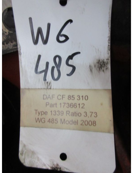 הילוך דיפרנציאלי עבור משאית DAF CF85 1736612 DIFFERENTIEEL 1339 RATIO 3,73: תמונה 6