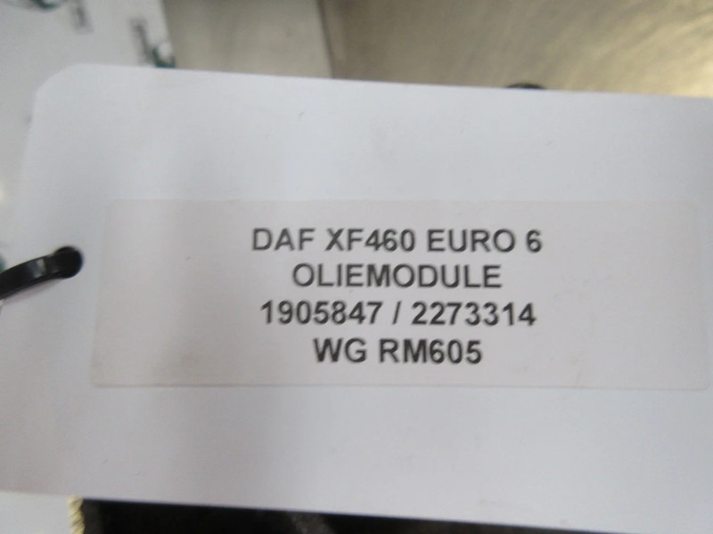 DAF XF460 1905847/2273314 OLIEMODULE EURO 6 - מקרר שמן עבור משאית: תמונה 5 DAF XF460 1905847/2273314 OLIEMODULE EURO 6 - מקרר שמן עבור משאית: תמונה 5