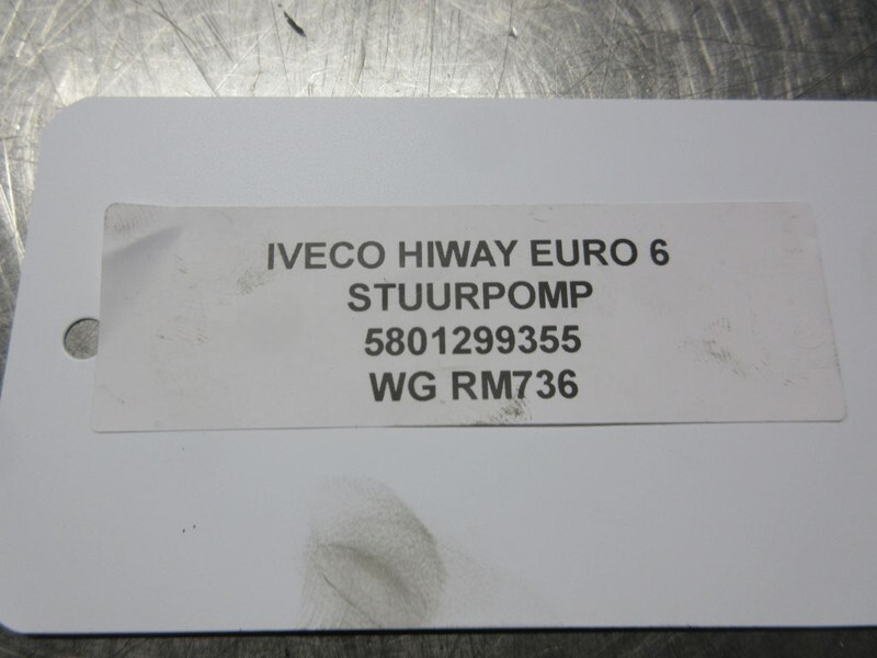 Iveco 5801299355 STUURPOMP HI WAY EURO 6 - משאבת היגוי עבור משאית: תמונה 3 Iveco 5801299355 STUURPOMP HI WAY EURO 6 - משאבת היגוי עבור משאית: תמונה 3
