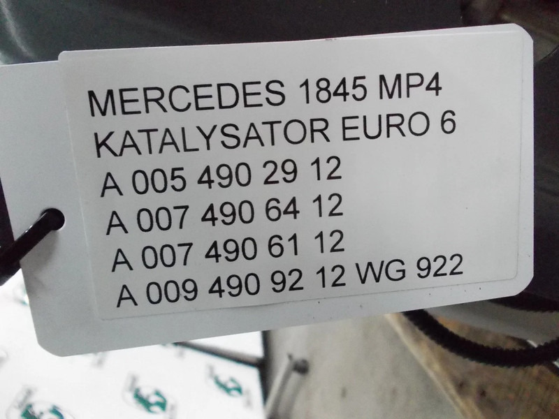 Mercedes-Benz A 005 490 29 12//A 007 490 64 12 // A 007 490 61 12//A 009 490 92 12 KATALYSATOR MERCEDES EURO 6 - ממיר קטליטי עבור משאית: תמונה 5 Mercedes-Benz A 005 490 29 12//A 007 490 64 12 // A 007 490 61 12//A 009 490 92 12 KATALYSATOR MERCEDES EURO 6 - ממיר קטליטי עבור משאית: תמונה 5