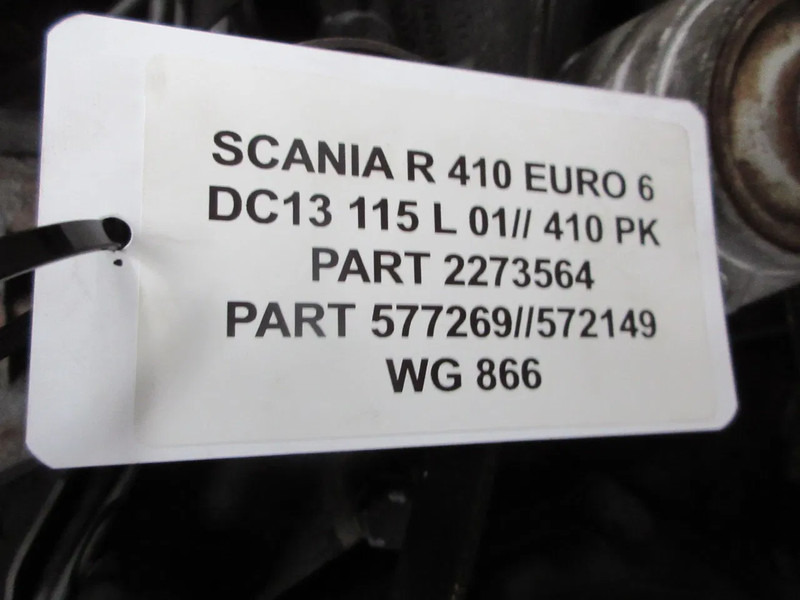 Scania 2273564//577269//572149// DC13 115 L 01 410 PK SCANIA EURO 6 - מנוע עבור משאית: תמונה 5 Scania 2273564//577269//572149// DC13 115 L 01 410 PK SCANIA EURO 6 - מנוע עבור משאית: תמונה 5