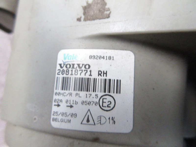 Volvo 20818771 KOPLAMP VOLVO FL EURO 5 RECHTS - פנס קדמי עבור משאית: תמונה 4 Volvo 20818771 KOPLAMP VOLVO FL EURO 5 RECHTS - פנס קדמי עבור משאית: תמונה 4