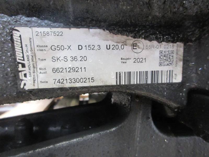 Volvo 21587522 // SAF HOLLAND G50-X D 152,3 U20,0 SK-S 3620 21587522 // SAF HOLLAND G50-X D 152,3 U20,0 SK-S 3620 MODEL 2023 - מצמד גלגל חמישי עבור משאית: תמונה 4 Volvo 21587522 // SAF HOLLAND G50-X D 152,3 U20,0 SK-S 3620 21587522 // SAF HOLLAND G50-X D 152,3 U20,0 SK-S 3620 MODEL 2023 - מצמד גלגל חמישי עבור משאית: תמונה 4