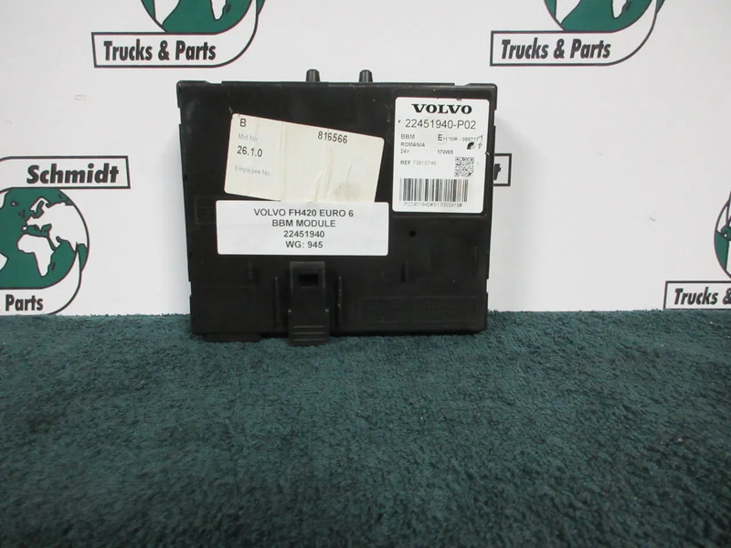 מערכת חשמל עבור משאית Volvo 22451940 BBM MODULEN VOLVO FH FM FMX EURO 6: תמונה 7