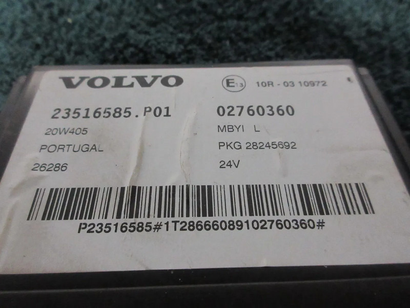 Volvo 23516585 MBYI L MODULEN VOLVO FH 460 EURO 6 - מערכת חשמל עבור משאית: תמונה 5 Volvo 23516585 MBYI L MODULEN VOLVO FH 460 EURO 6 - מערכת חשמל עבור משאית: תמונה 5