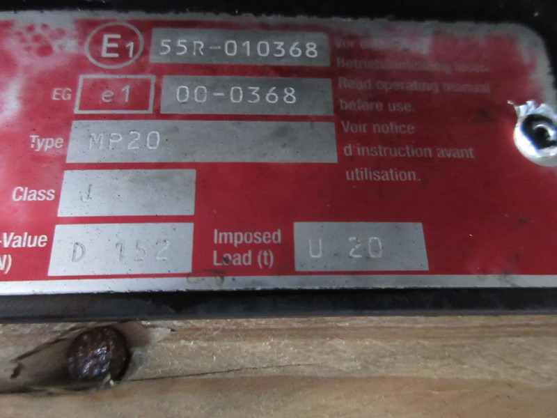 Jost 81.42710-6307// JOST D152 U 20 MP20 // - מצמד גלגל חמישי עבור משאית: תמונה 5 Jost 81.42710-6307// JOST D152 U 20 MP20 // - מצמד גלגל חמישי עבור משאית: תמונה 5