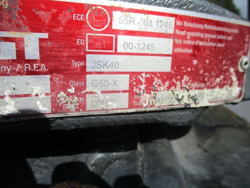 Jost JSK40 G50.X D 152 JSK40 G50.X D 152 DAF XF 106 EURO 6 - מצמד גלגל חמישי עבור משאית: תמונה 4 Jost JSK40 G50.X D 152 JSK40 G50.X D 152 DAF XF 106 EURO 6 - מצמד גלגל חמישי עבור משאית: תמונה 4