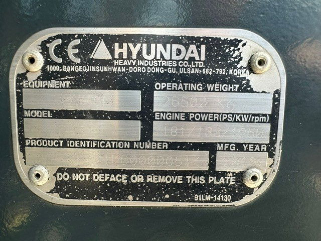 מחפר סורק Hyundai HX260: תמונה 8