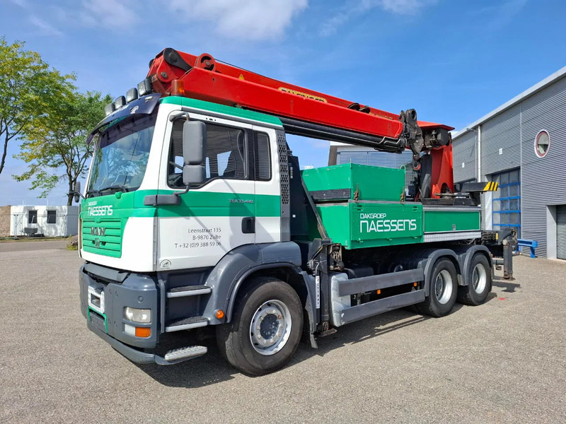 MAN TGA 33.410 / 6X4 / PALFINGER PK4000 1EL ROOFER CRANE / 25M / REMOTE / 2X BIG AXLE / 490677 KM / MANUAL / EURO-3 / 2005 - משאית מנוף: תמונה 3 MAN TGA 33.410 / 6X4 / PALFINGER PK4000 1EL ROOFER CRANE / 25M / REMOTE / 2X BIG AXLE / 490677 KM / MANUAL / EURO-3 / 2005 - משאית מנוף: תמונה 3