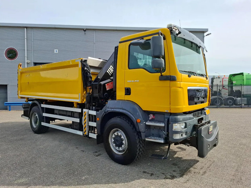MAN TGM 18.250 / 4X4 / NL TRUCK / TUV:30-04-2026 / 118783 KM / HMF 1110 K2 / ROTATOR / GOOD TYRES / FULL-STEEL / DRUM BRAKES / MANUA - מזהיר, משאית מנוף: תמונה 4 MAN TGM 18.250 / 4X4 / NL TRUCK / TUV:30-04-2026 / 118783 KM / HMF 1110 K2 / ROTATOR / GOOD TYRES / FULL-STEEL / DRUM BRAKES / MANUA - מזהיר, משאית מנוף: תמונה 4